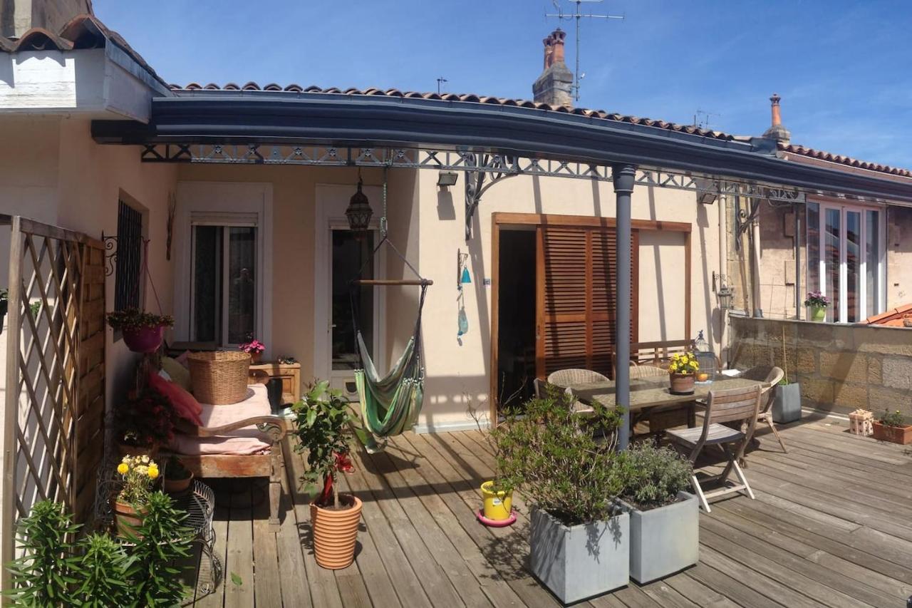 Calme , Proche Du Centre, Grande Terrasse, Petit Dejeuner บอร์โด ภายนอก รูปภาพ